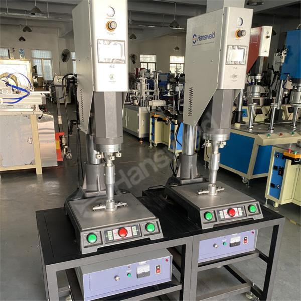 Hansweld Sonotrode Automatic Ultrasonic Rotary Welding Machine For Hook Loop 15 KHz 2100MM