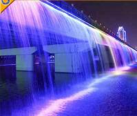 Outdoor Cascata artificial moderna Fontes de alto spray