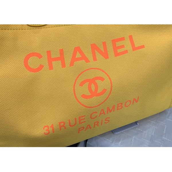 Yellow Beach Denim Luxury Canvas Bag For Travel Shopping