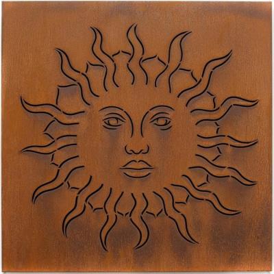 Arte finala de aço de Art Laser Cut Garden Metal da parede de Corten da decoração rústica