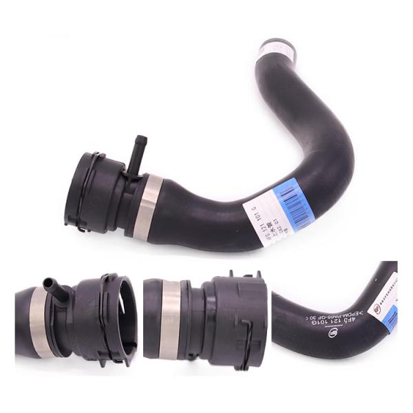 1 Year Warranty Brand 4F0 121 101 G Engine Thermostat Cooling Pipe for Audi A6 A6Q Radiator Hose