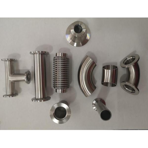 Natural Surface SS316l Half Nipple KF Vacuum Flange Fittings