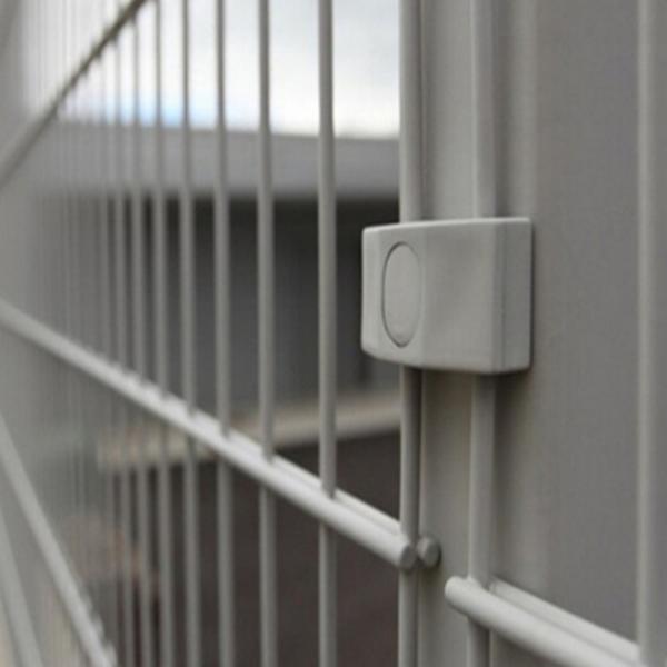 656 868 Welded Mesh Fencing 50x200mm , 2D Galvanized Wire Fence 630-2430mm Height