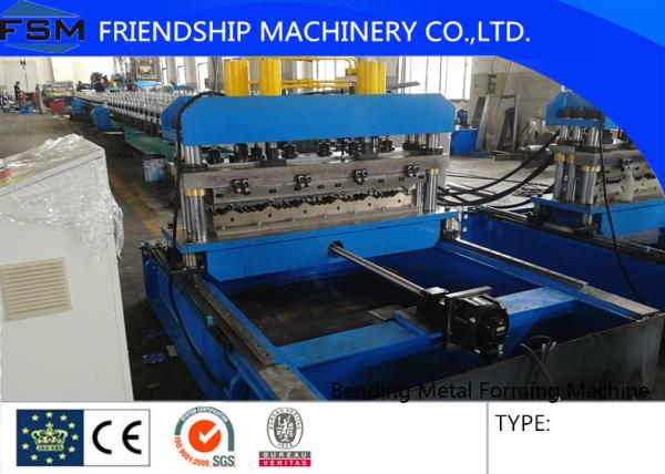 Hydraulic Color Steel Roof Bending Metal Forming Machines For 0.4 - 0.8mm Thickness
