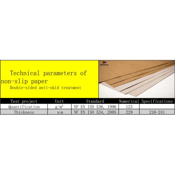 анти- бумага паллета выскальзывания 300g