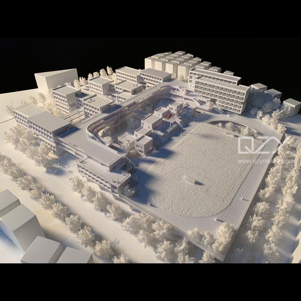 HUAYI 1:500 Архитектурная секция Модель недвижимости Масштаб Модель школы Джихуа