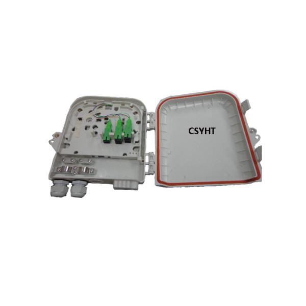 8C FTTH FTTX Fiber Optic Cabinet Outdoor IP68 With 2in 9out Cable