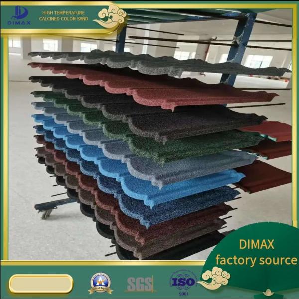 0.4mm Eco-friendly Reciclável Pedra revestida azulejos de telhado de aço