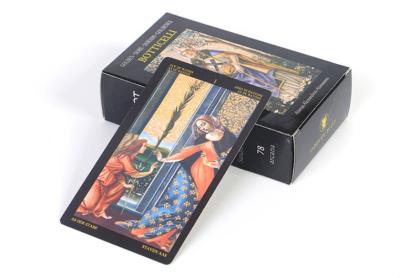 350gsm imprimé par CMYK a enduit les cartes de tarot de papier 70x120mm Matt Finished