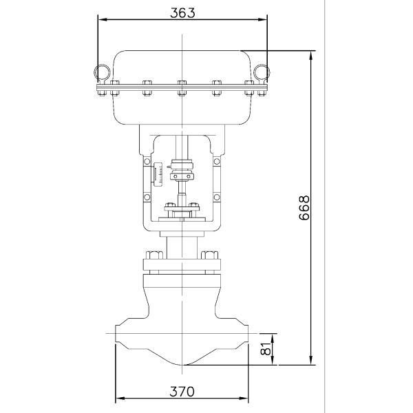 Cast Straight Through Steam Trap Control Valves ANSI 600 1500 2500 PN6.4 25MPa 32MPa