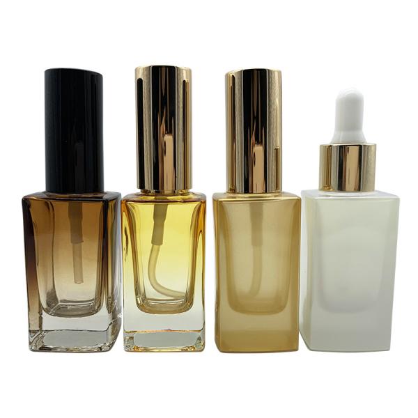 Square Essential Oil Cosmetic Dropper Bottles 10ml 30ml TDS SGS