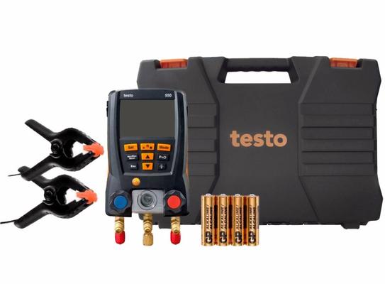Testo 550 Digital Refrigerant Manifold Kit with Bluetooth