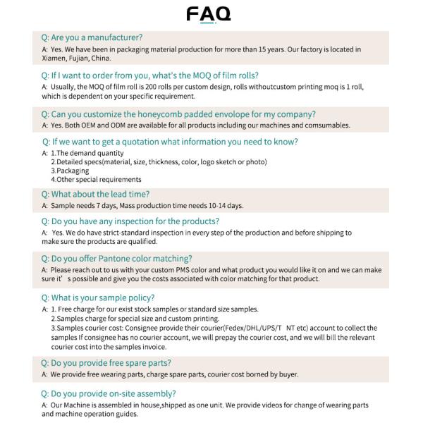 Пластиковая свободная Biodegradable бумажная почтовая отправка кладет валик в мешки сота для доставки