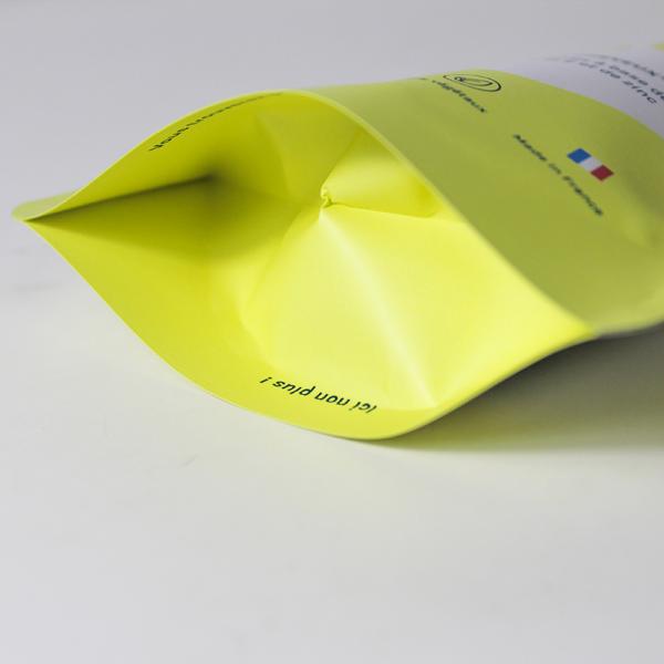 Capsule vitamin tablet food heat seal packaging bag with tear notch