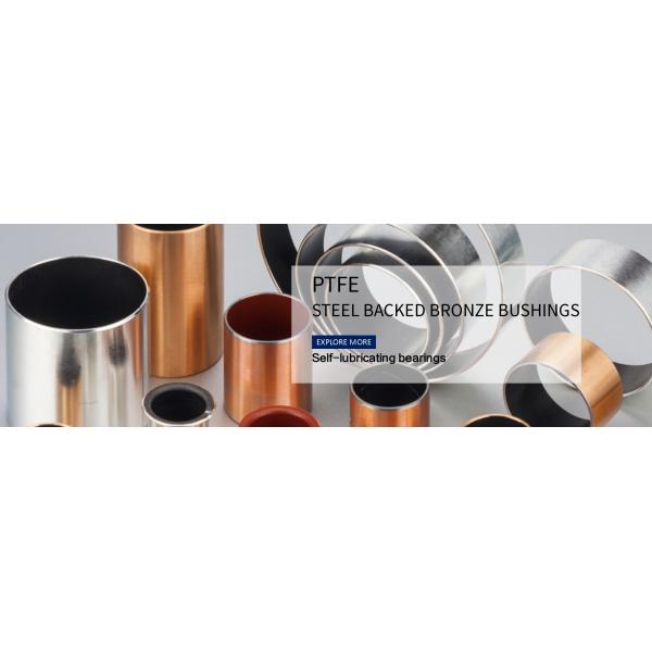 Steel Backed Bronze Bimetal Bearing Bushes Lubrication Free