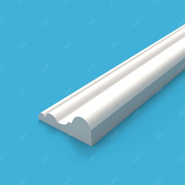 GD-85022 56mm Wholesale Rustic Corrosion Resistance Urethane Plain Pu Decorative Ceiling Moulding