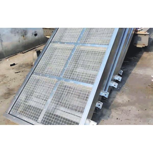 Серебряная белая решетка stormwater решетки погани запруды для очистки сточных вод