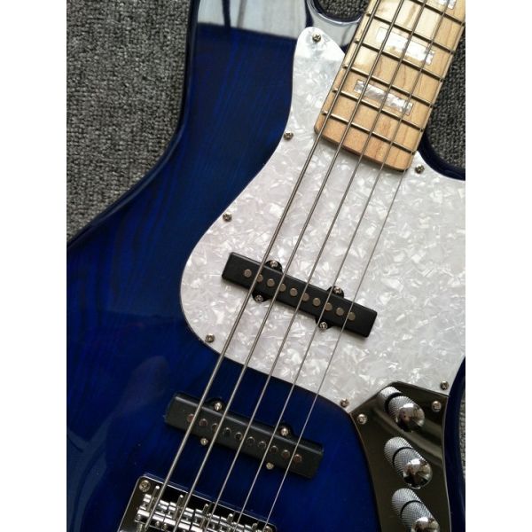 2017 New Arrival High Quality bass guitar,5 strings bass guitar,ash and burlywood,Wholesale,Real photos,free shipping