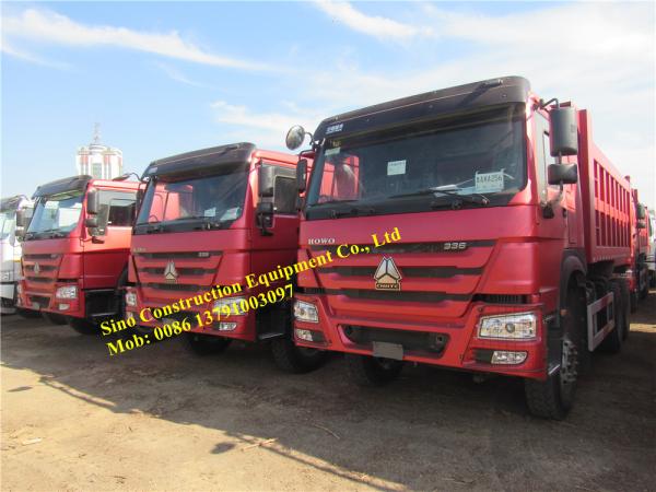 O Euro III 10 roda o caminhão basculante WD615.69 resistente de 40 toneladas