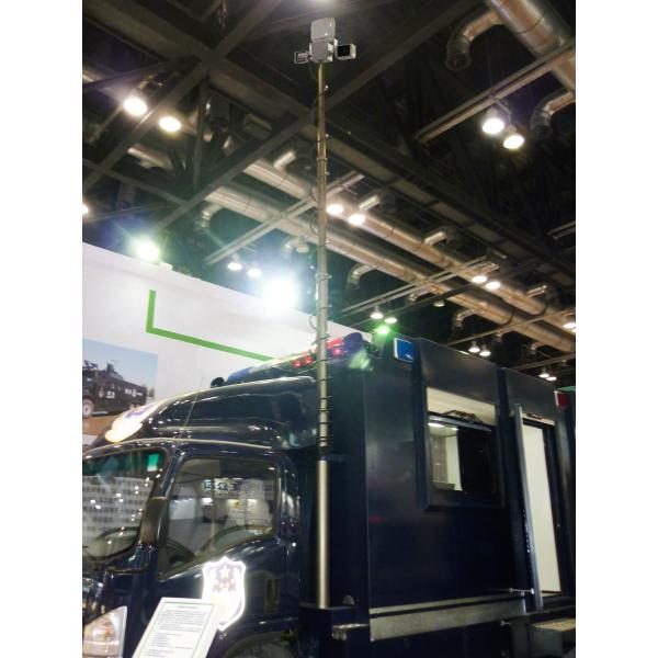 Башня рангоута алюминиевого сплава установленная кораблем мобильная пневматическая светлая для пожарной машины