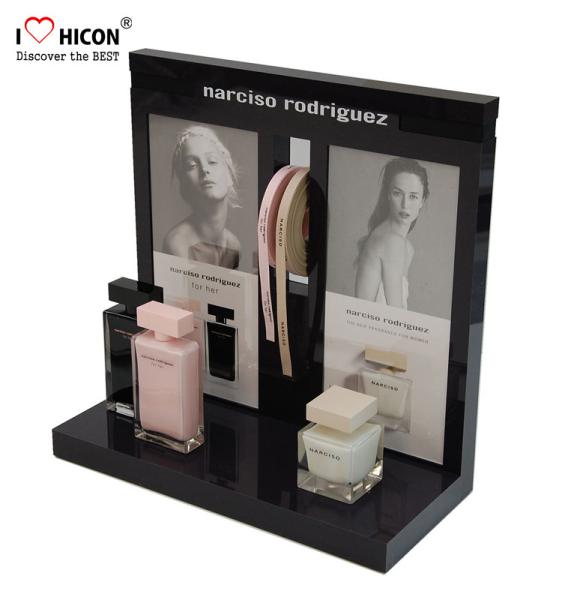 Get Attention Acrylic Custom Cosmetic Display Stand Low MOQ For Beauty Store
