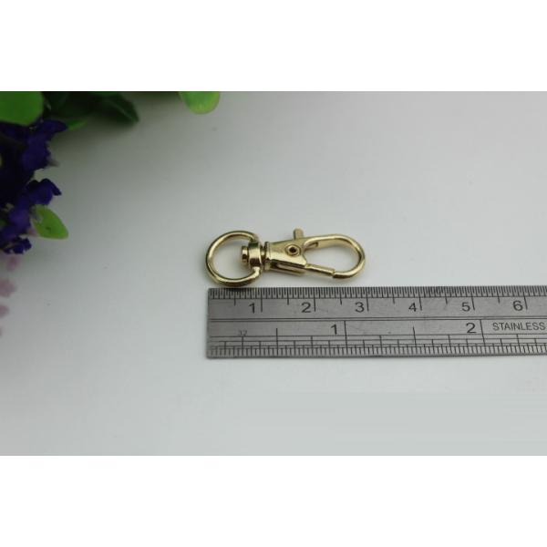 Bag accessories parts zinc alloy round 10 mm small claw snap hook clip for metal chain
