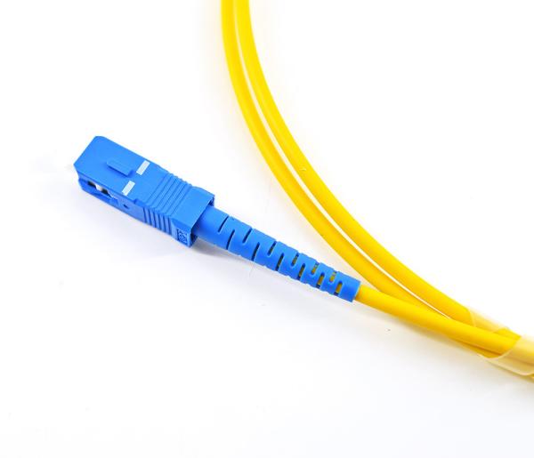 Simplex Single Mode Fiber Optic Patch Cable SCPC - SCPC Low Insertion Loss