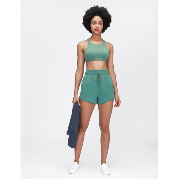 Женщины плюс размер велосипед задействуя Drawstring шортов подряд замыкают накоротко атлетическую активную носку