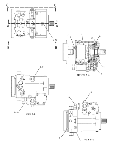 199-1062 199-1063 Para Caterpillar D3GXL D4GXL D5GXL Tractor de orugas Bomba hidráulica de alta calidad Gp-Piston Venta directa de fábrica Bomba hidráulica Piezas de Caterpillar 1991062 1991063