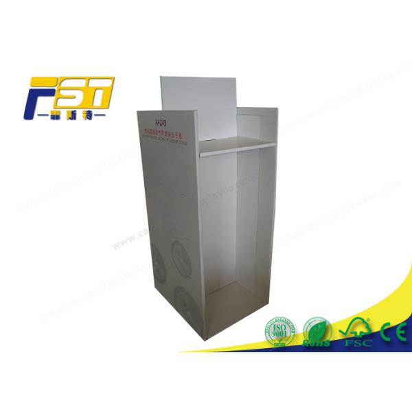Изготовленный на заказ цвет напечатал повторно использованное бумажное приложенное продвижение магазина дисплеев сброса картона