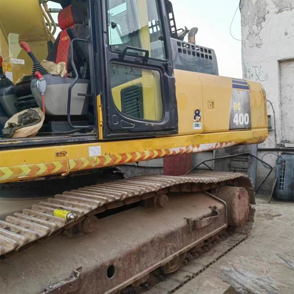 Excavadora PC400 de segunda mão com cilindro hidráulico original e alta potência