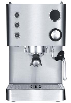 anúncio publicitário da máquina de café da temperatura do controle do PID da água 1.7L com operação fácil da cor dupla da prata da caldeira para o uso da casa