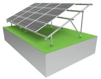 Châssis de panneau solaire de cadre de soutien de panneau solaire de base de vis jusqu'à la vitesse du vent 60m/S