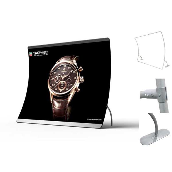 Aluminum Tube 6ft Tension Fabric Banner stands Back Wall Display