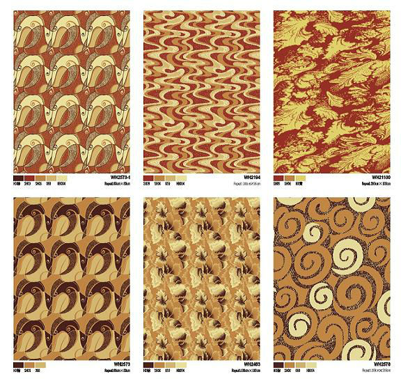 Durable Commercial Flooring 100 Polypropylene Material Jacquard Style