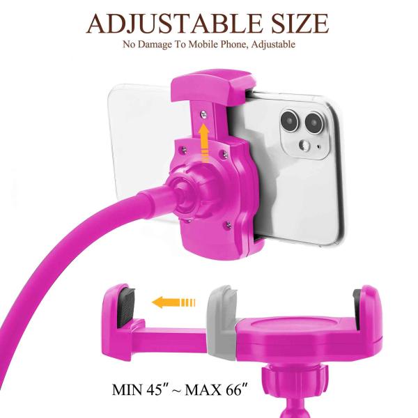 10mm Gooseneck Bed Phone Holder Heavy Duty Flexible Arm Clamp FCC