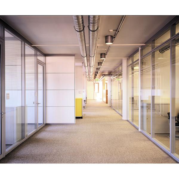 Murs de cloisons en verre démontables, intérieurs de bureaux Murs en verre pliable