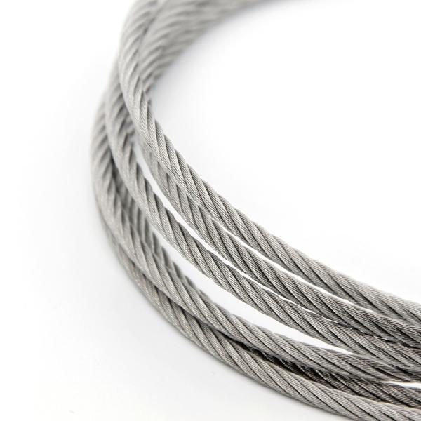 Rigging Lifting And Safety 7×7 Stainless Steel Wire Ropes 1.2mm-1.8mm