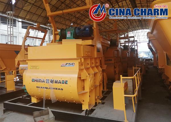 Misturador concreto comercial hidráulico de 30m3/H JS750