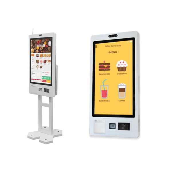 Indoor Food Order Payment Kiosk Machine POS Holder Restaurant Capacitive Touch Screen Payment Kiosks Self Ordering Kisok