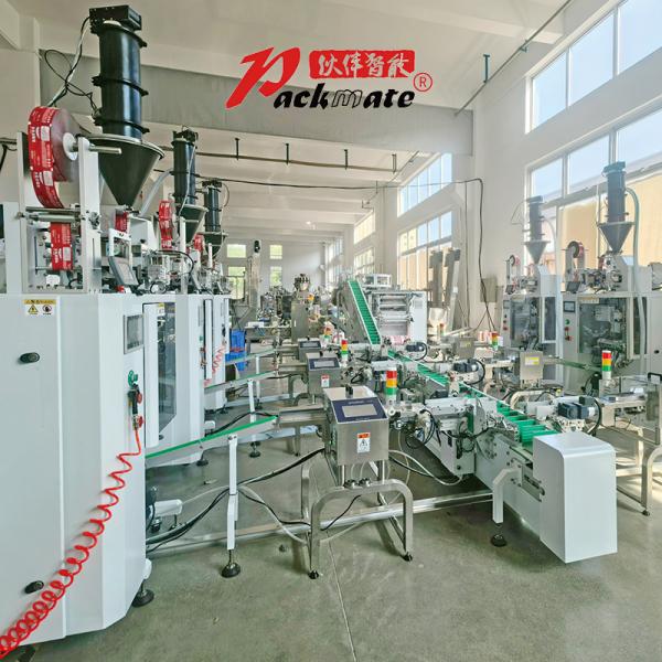 Machine de remplissage de sachets à trois côtés entièrement automatique pour le sucre en poudre