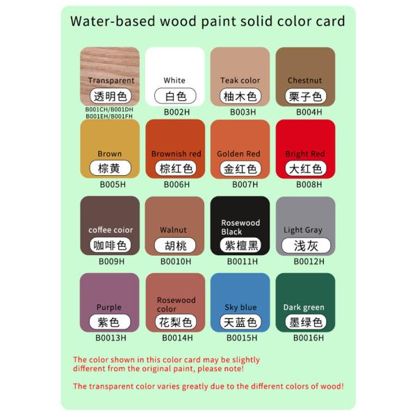 Outdoor Wood Products Protection Wooden House Renovation Water-based Paint Anti-yellowing