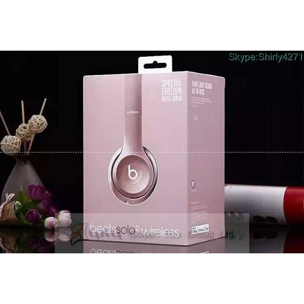 Beats By Dre Solo 2 Wireless Headphones - Special Edition ROSE GOLD  made in china grgheadset