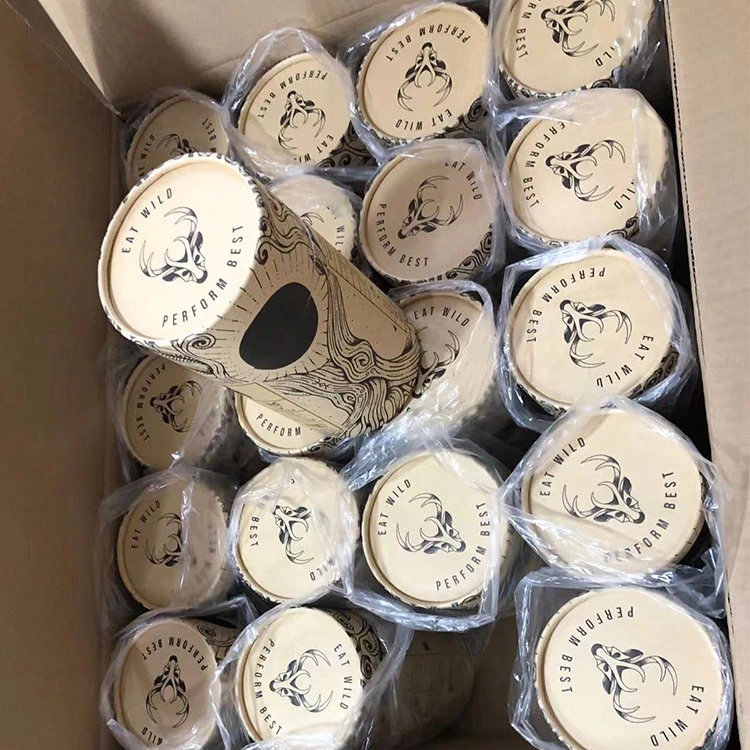 78MM Eco Friendly Cylinder Shaped Corrugated Box C2S Kraft Paper Tube Packaging With Handle