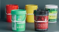 Handle Included Five Gallon Plastic Pails For UV Resistant Storage Solution