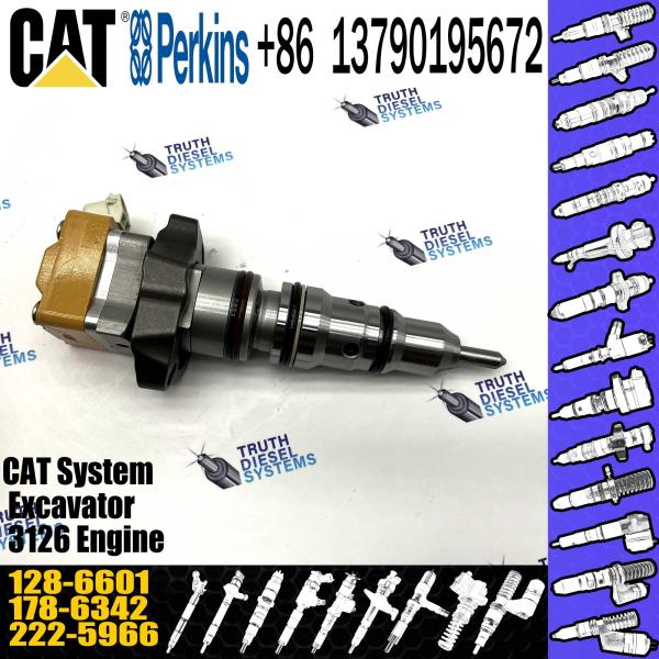 Инжектор топлива 1286601 собрание инжектора топлива двигателя дизеля 3126 3126B 128-6601 для распылителя форсунки гусеницы
