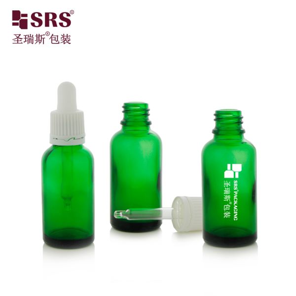 Durable Tamper Evident Cap 5ml 10ml 15ml 20ml 30ml 50ml 100ml Glass Dropper Bottle for Skincare