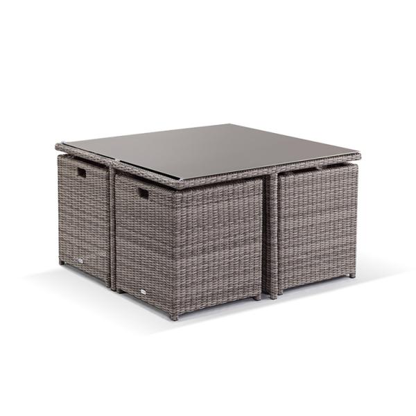 Luxury Garden Poly Rattan Handwoven Solaris High Synthetic Wicker Outdoor Furniture Set