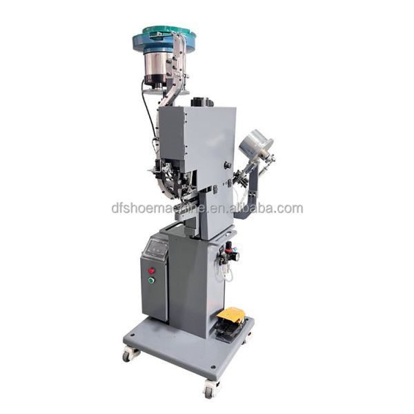Automatic Motor-Driven Shoe Lace Hook Button Riveting Machine for Climbing Boots and Safety Shoes Making 220V 1 Year Warranty