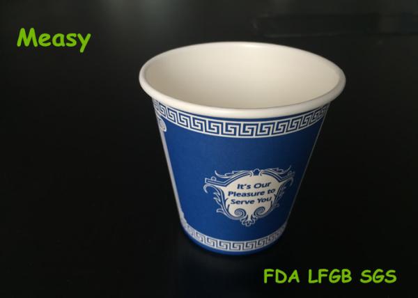Squat coffee paper cups Sturdy Strong Good Texture , Food Grade Ink Printng